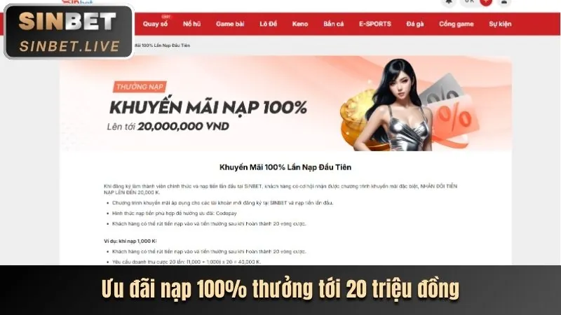Ưu đãi tiền thưởng và hoàn trả cao cấp